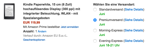 Amazon auf Rechnung kaufen